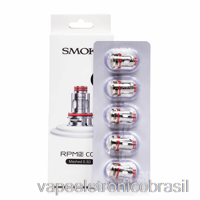 Vape Recarregável Smok Rpm 2 Bobinas De Substituição 0,3ohm Rpm 2 Bobinas De Malha